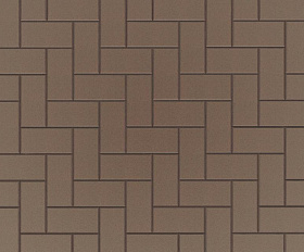 Брусчатка 200х100х60 мм PROFI Коричневый на белом цементе ч/п