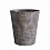 Кашпо Concretika Кратер D60 H50 Конкрит грей дарк