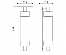 Уличный светильник Elektrostandard Pipe D 35151/D чёрный
