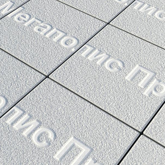Тротуарные плиты Выбор Квадрум  В.1.К.10 300х300х100 мм Гранит Белый фото 2
