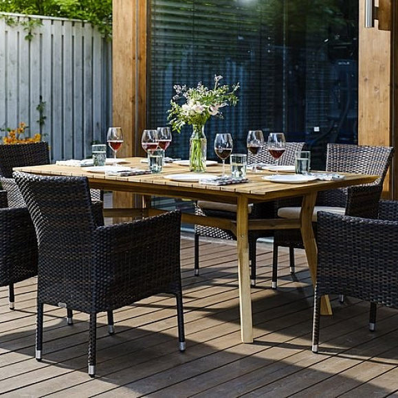 Обеденный комплект MODENA 180 см на 6 персон с креслами Joygarden фото 8