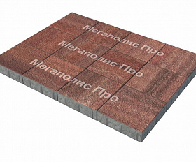 Тротуарные плиты Выбор Квадрат Б.1.К.6 300х300х60 мм Листопад Гранит Барселона