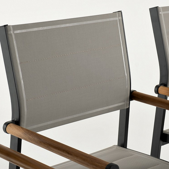 Стул из алюминия MAYA темный графит Joygarden фото 7