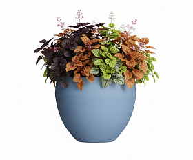 Кашпо Concretika Гира D50H43 Блю 5024