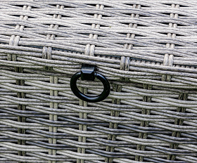 Сундук для хранения Karl 120 Royal Family из искусственного ротанга c колесиками, цвет серый