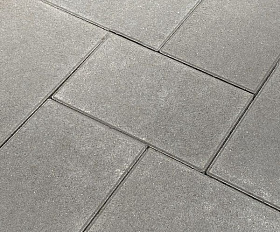 Тротуарная плитка Koldiz Колдиз 3 60 мм Моно Серый