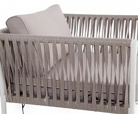 Кресло Касабланка 4SIS из роупа (веревки), цвет бежевый