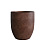 Кашпо Concretika Вейс3 D30 H32 Кофе