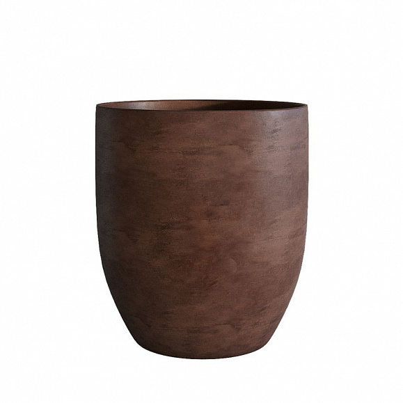 Кашпо Concretika Вейс3 D30 H32 Кофе фото 1