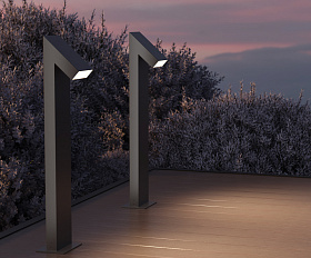 Ландшафтный светильник Guss Maytoni O592FL-L15GF3K цвет Графит