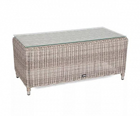 Журнальный столик Кон Панна 4SIS из искусственного ротанга, цвет бежевый