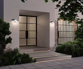 Настенный светильник (бра) Gloss Maytoni O447WL-L7GF3K цвет Графит