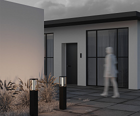 Ландшафтный светильник Expo Maytoni O480FL-L12B3K1 цвет Черный