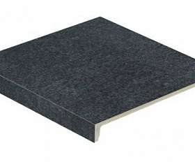 Клинкерная ступень прямоугольная рядовая Loftstufe Stroeher Keraplatte Aera T 717 anthra, 294х340х35х11 мм