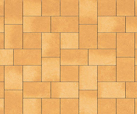 Тротуарная плитка Каменный Век Бельпассо Премио 60 мм. Оранжево-белый