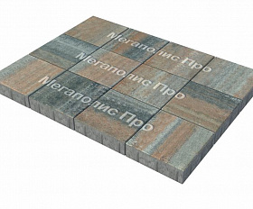 Тротуарные плиты Выбор Квадрат Б.1.К.8 300х300х80 мм Листопад Клен