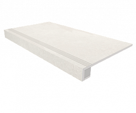 Комплект Керамогранитная ступень Estima TE00 33x120 см с бортиком + Подступенок 14,5х120 см