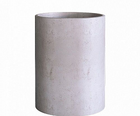 Кашпо Concretika Cylinder D50 H65 Concrete White