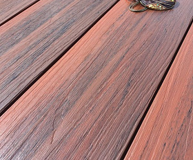 Террасная доска ПРАКТИК КОЭКСТРУЗИЯ Мультиколор 4000 или 3000х147х24 мм, цвет Этна