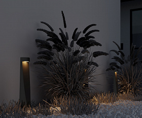 Ландшафтный светильник Konus Maytoni O463FL-L7GF3K цвет Графит