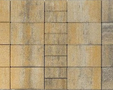 Тротуарная плитка Braer Мозайка, 60 мм. Песчаник