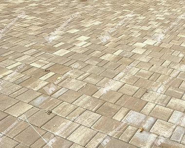 Тротуарная плитка Braer Старый Город Ландхаус 60 мм Colormix Миндаль