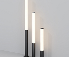 Садово-парковый светильник Ginza Maytoni O041FL-L50B3K цвет Черный