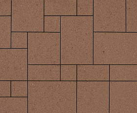 Тротуарная плитка 342 Механический завод Вилла 80 мм Коричневый