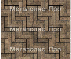 Тротуарная плитка Выбор Паркет Б.4.П.6 Листопад Шелковица