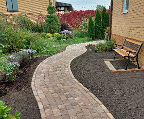 Тротуарная плитка Инсбрук Альт 40 мм Color Mix Берилл