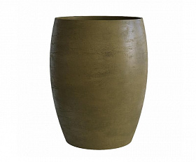 Кашпо Concretika Oval D30 H41 Avocado Green