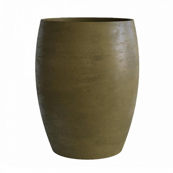 Кашпо Concretika Овал D30 H41 Avocado Green фото 1