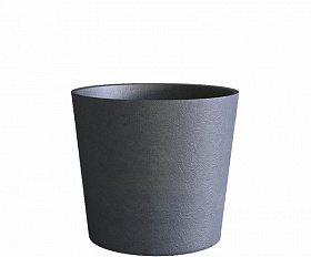 Кашпо Concretika Crater D30 H24 Premium Grey