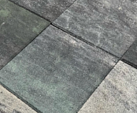 Тротуарная плитка Нобетек Квадрат 1К5ф 400x400x50 Колормикс №3 Малахит