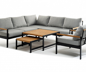 Лаунж зона из алюминия MAYA M темно-серый графит Joygarden