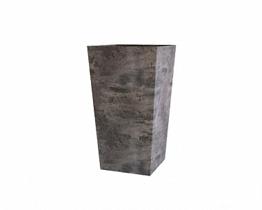 Кашпо Concretika Conic 30x30x50 Concrete Grey Dark