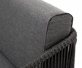 Лаунж-зона модульная Канны 4SIS из роупа (веревки), цвет темно-серый