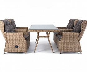 Обеденная группа Кьянти 4SIS из искусственного ротанга