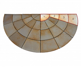 Плитка White Hills Радиальная R2900-14