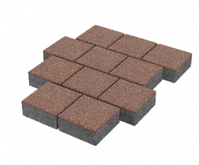 Тротуарная плитка Stellard Квадрат 200х200х60 мм Капучино