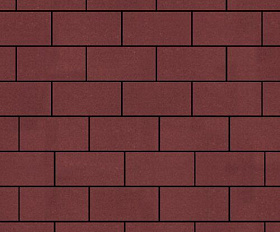 Тротуарная плитка Steinrus Прямоугольник Лайн 200х100х60 мм Красный