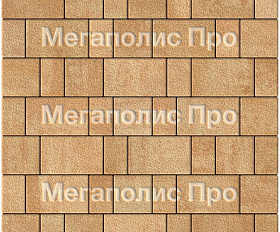 Тротуарная плитка Выбор Старый город Листопад 1Ф.6 60 мм. Сахара Гранит