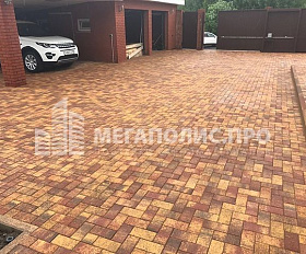 Брусчатка Выбор Прямоугольник Листопад 2.П.8 80 мм. Осень