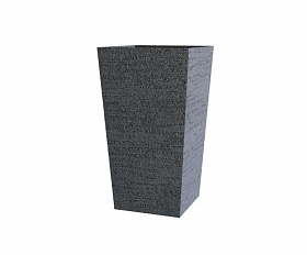 Кашпо Concretika Conic 30x30x50 Erosia Gray