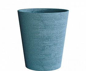 Кашпо Concretika Crater D60 H50 Erosia Blue