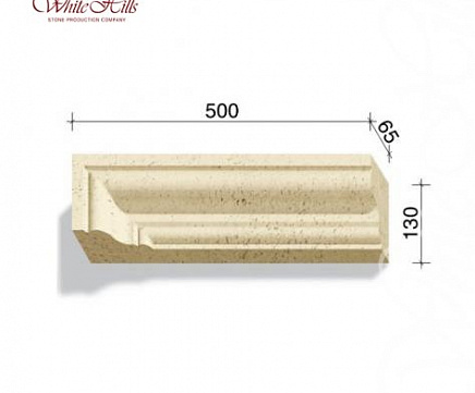 Карниз 720-X1 – 724-X1, +1-20, светло-песочный