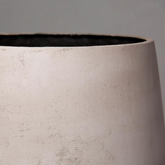 Кашпо Concretika Боул D52 H29 Конкрит вайт фото 2