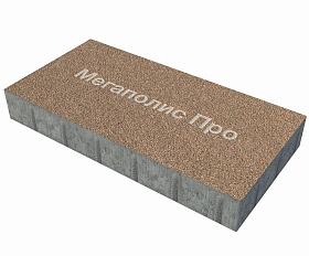 Тротуарная плита Фабрика Готика 600x300x80 мм Сильвер 16