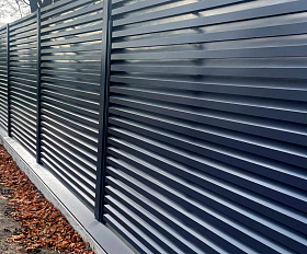 Ламель жалюзи Металлопрофиль Blackout Pe Standart 0,45 RAL9005