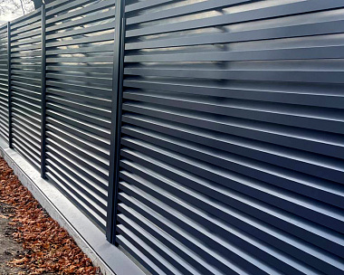 Ламель жалюзи Металлопрофиль Blackout Pe Standart 0,45 RAL9005